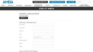 
                            7. Jobs at AMDA - AMDA