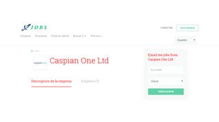 
                            8. Jobs at Caspian One Ltd | Jobs