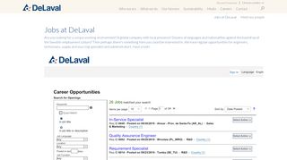 
                            8. Jobs at DeLaval - DeLaval Corporate