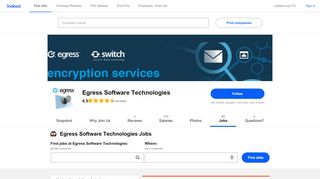 
                            3. Jobs at Egress Software Technologies | Indeed.co.uk
