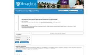 
                            2. Jobs at Shropshire Council