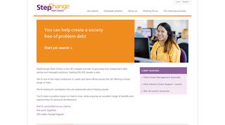 
                            9. Jobs at StepChange. Apply online. StepChange Debt Charity.