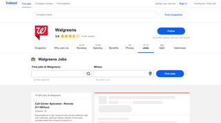 
                            4. Jobs at Walgreens | Indeed.com