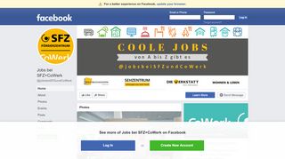 
                            7. Jobs bei SFZ+CoWerk - Home | Facebook