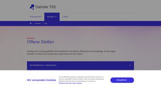 
                            2. Jobs - Daimler TSS