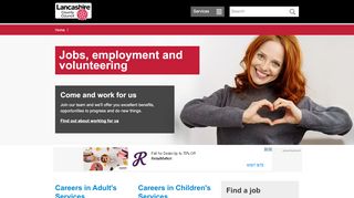 
                            4. Jobs, employment and volunteering - Lancashire County ...