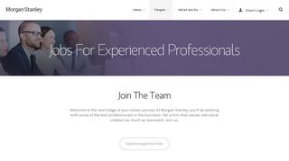 
                            10. Jobs for Experienced Professionals | Morgan …