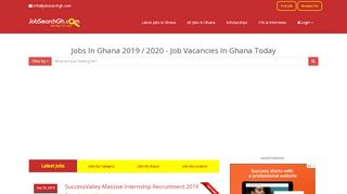 
                            5. Jobs In Ghana 2019 / 2020 - Job Vacancies In Ghana Today