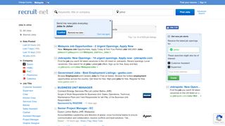 
                            9. Jobs In Johor | Recruit.net