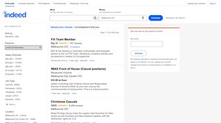 
                            9. Jobs in Melbourne VIC (with Salaries) | Indeed.com