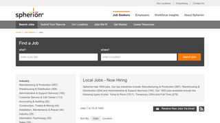 
                            3. Jobs - Now Hiring Near You | Spherion