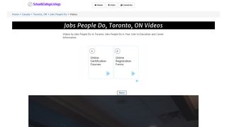 
                            6. Jobs People Do, Toronto, ON Videos