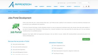 
                            5. Jobs Portal Development, Jobs Website Design - Appextech