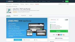 
                            6. Jobs Pro - PHP Job Portal | Codester