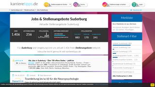 
                            8. Jobs & Stellenangebote Suderburg - karrieretipps.de