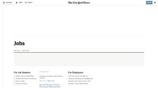 
                            10. Jobs - The New York Times