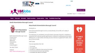 
                            9. Jobs with North Warwickshire Borough Council - WMJobs