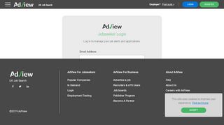 
                            5. Jobseeker Login | AdView for Jobseekers