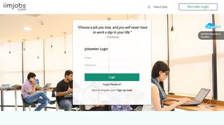 
                            7. Jobseekers login - iimjobs.com