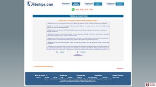 
                            9. Jobships Terms & Conditions | Job on Ships, …