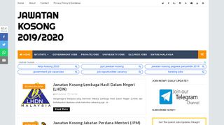 
                            7. jobsmalaysia.my - JAWATAN KOSONG 2019/2020