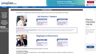 
                            6. JobSpider - job search engine, free job posting, free …