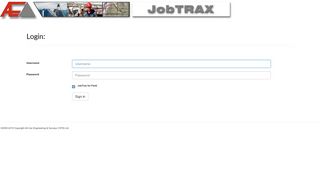 
                            1. JobTRAX - Login