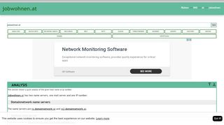 
                            6. Jobwohnen.at has two name servers, one mail server and one ...