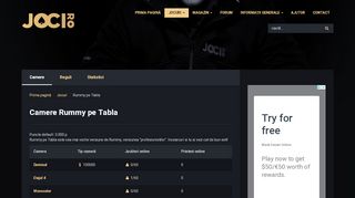 
                            7. Joci.Ro - Rummy pe Tabla online