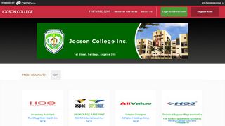 
                            5. Jocson College - Featured Jobs/Internships | Jobs180.com ...