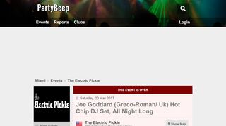 
                            8. Joe Goddard (Greco-Roman/ Uk) Hot Chip DJ Set, All Night ...