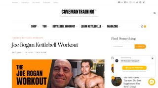 
                            6. Joe Rogan Kettlebell Workout - cavemantraining.com