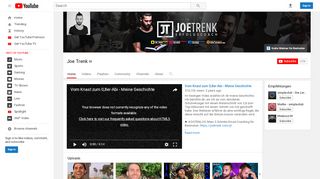 
                            9. Joe Trenk - YouTube