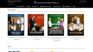 
                            8. Joe Verde Sales & Management Training Online Store