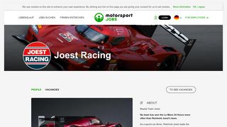 
                            7. Joest Racing | Motorsportjobs.com