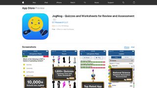 
                            5. ‎JogNog - Quizzes and Worksheets for Review and Assessment ...