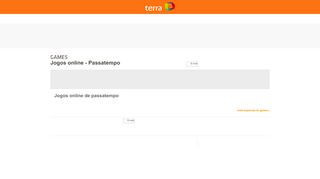 
                            2. Jogos online - Passatempo - Terra