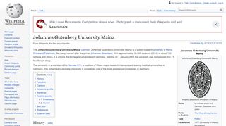 
                            9. Johannes Gutenberg University Mainz - Wikipedia