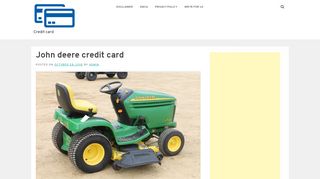 
                            8. John deere credit card - Credit card - audreysedibles.com