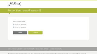 
                            9. John Hancock - Forgot Username Password