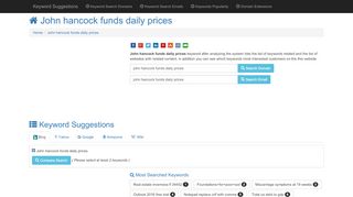 
                            6. John hancock funds daily prices