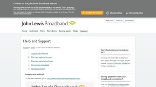 
                            1. John Lewis Broadband webmail — John Lewis Broadband