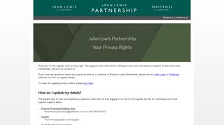 
                            3. John Lewis Partnership Suppliers