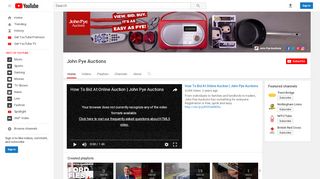 
                            8. John Pye Auctions Nottingham - YouTube