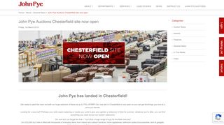 
                            7. John Pye Chesterfield Auction Site Opens | John …