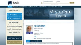 
                            8. John Ritter - searchassociates.com