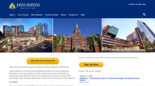 
                            7. Johns Hopkins University Continuing Medical Education