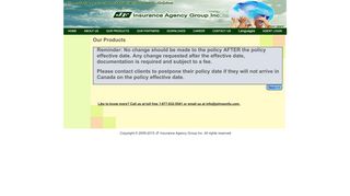 
                            9. Johnson Fu Insurance Agency Inc. - Our Products