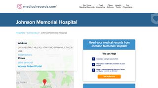 
                            5. Johnson Memorial Hospital | MedicalRecords.com