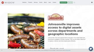 
                            2. Johnsonville Case Study | Widen